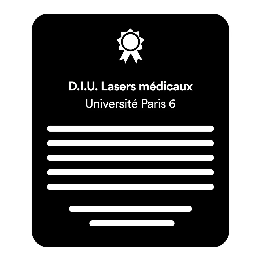 Diplôme interuniversitaire européen Lasers médicaux, Université Pierre-et-Marie-Curie (Paris 6), 2016 – Dr Aurélien Perrod
