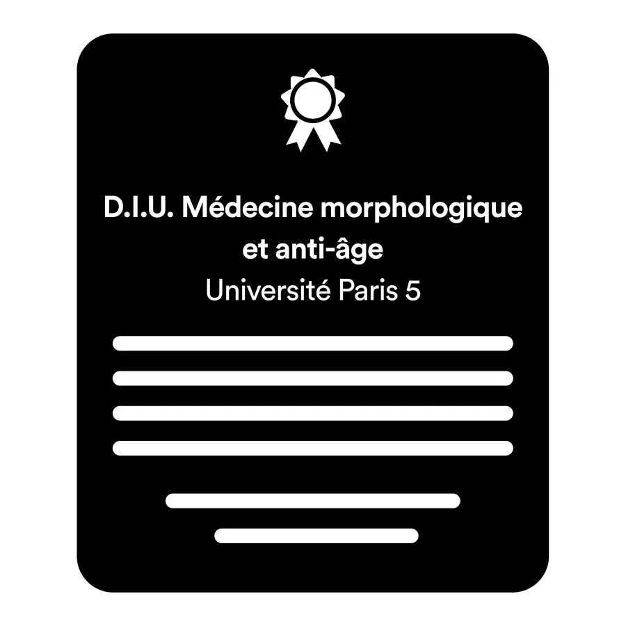 DIU Médecine morphologique et anti-âge, Université Paris Descartes (Paris 5), 2019 – Dr Aurélien Perrod